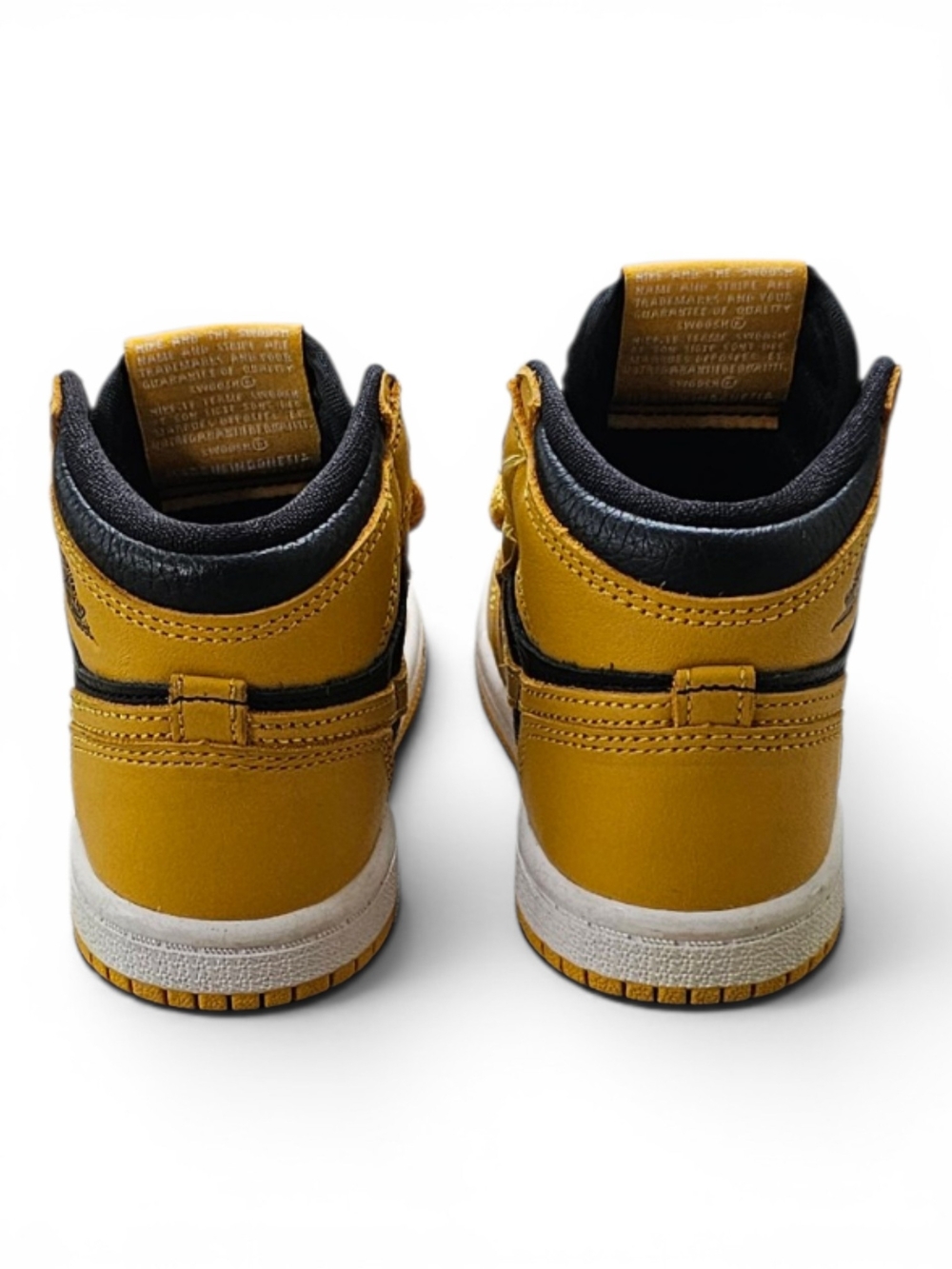 Nike Air Jordan 1 Mid Toddler Yellow Black 7C - Picture 8 of 10